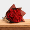 Valentine’s Red Rose Bouquet with Teddy - Image 2