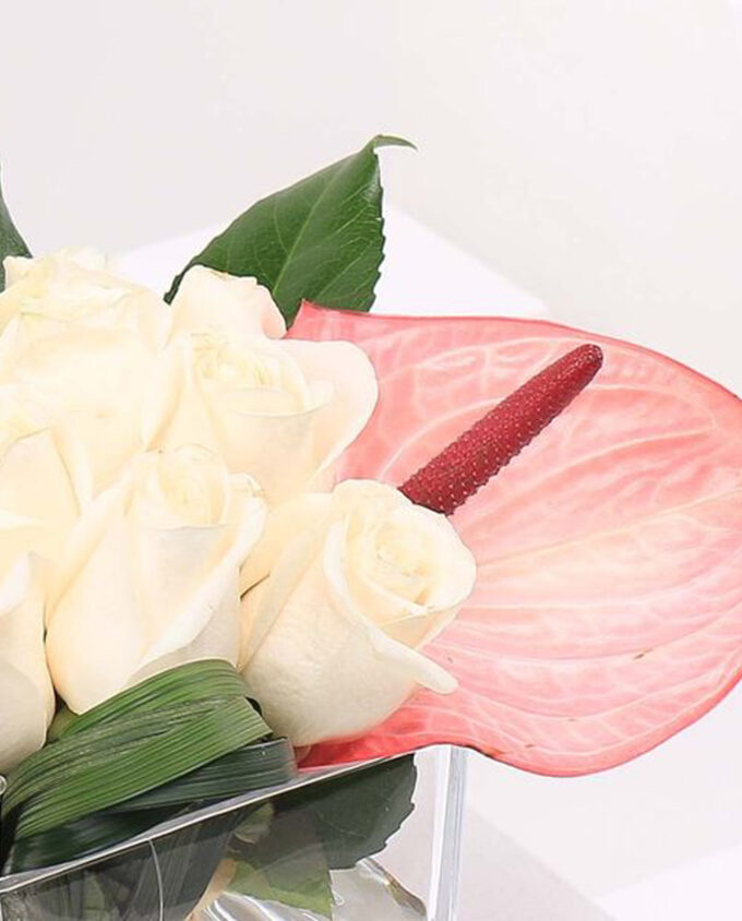 Majestic White Blessings Vase