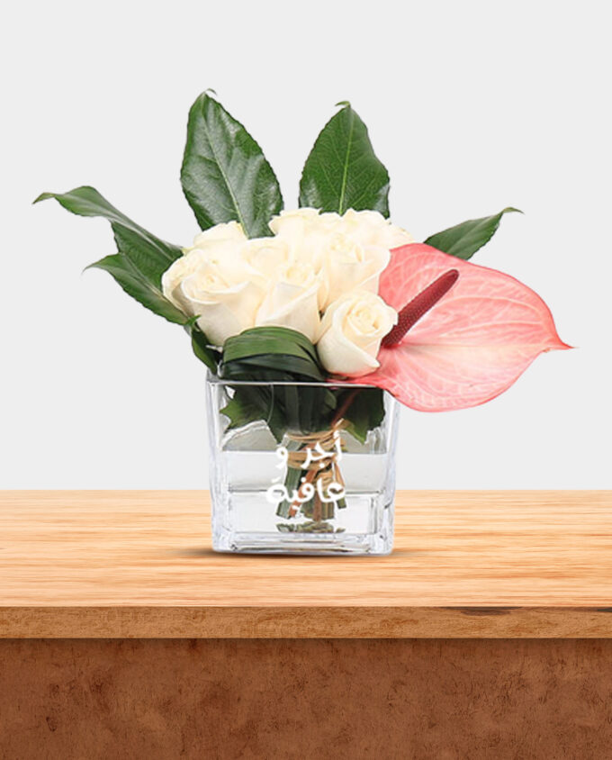 Majestic White Blessings Vase - Image 2
