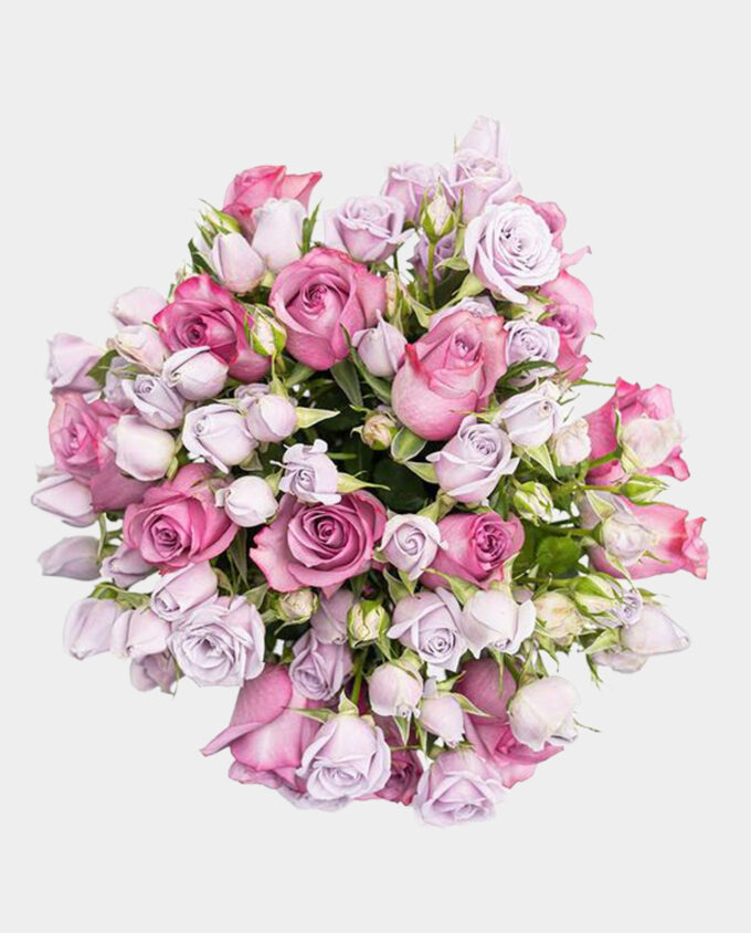 pink love bloom vase