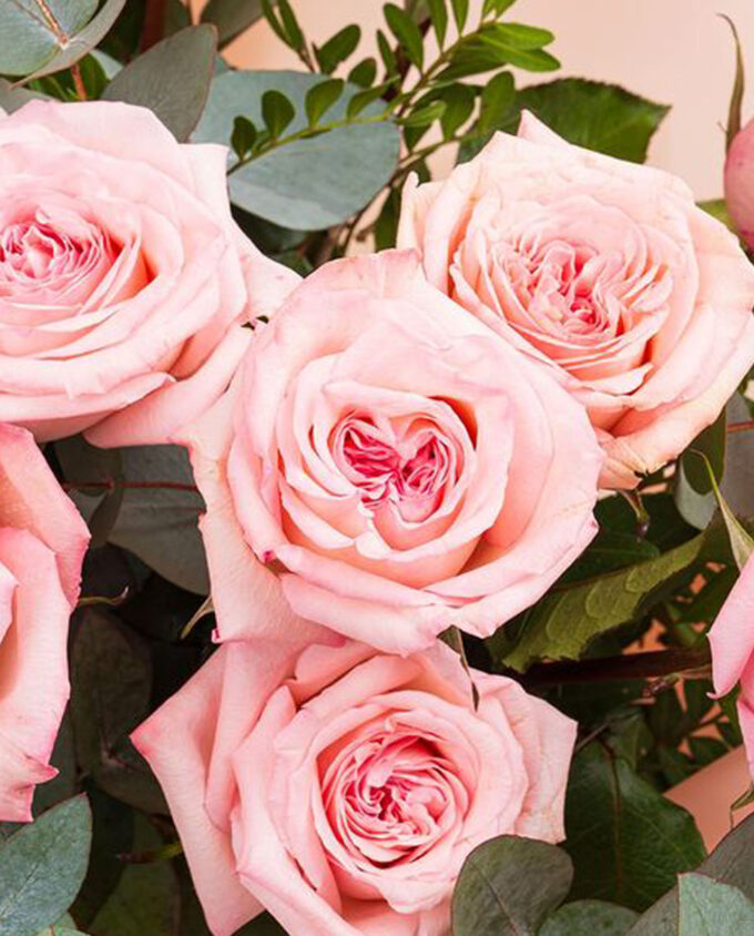 she said yes pink bouquet