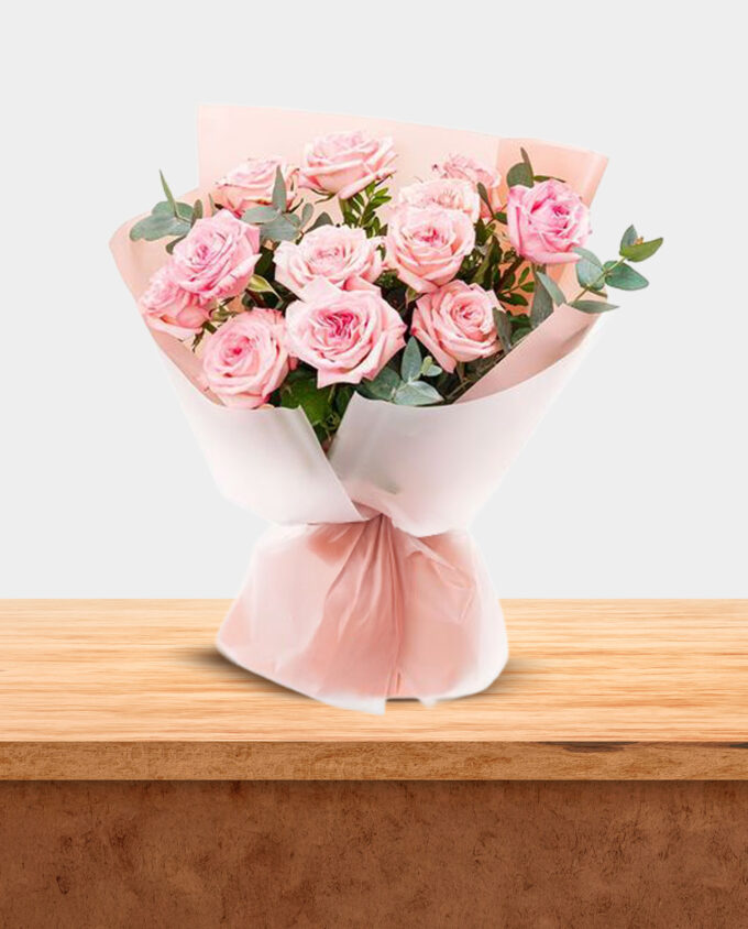 she said yes pink bouquet - Image 3