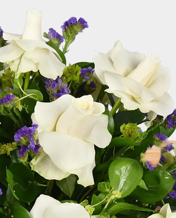 teddy rose hug bouquet
