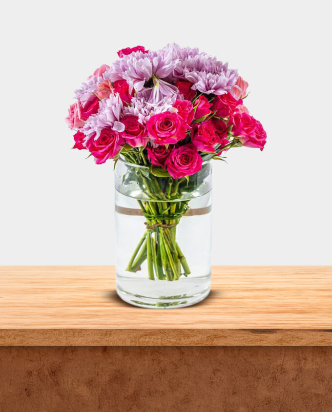 pink lily daydream bouquet - Image 2