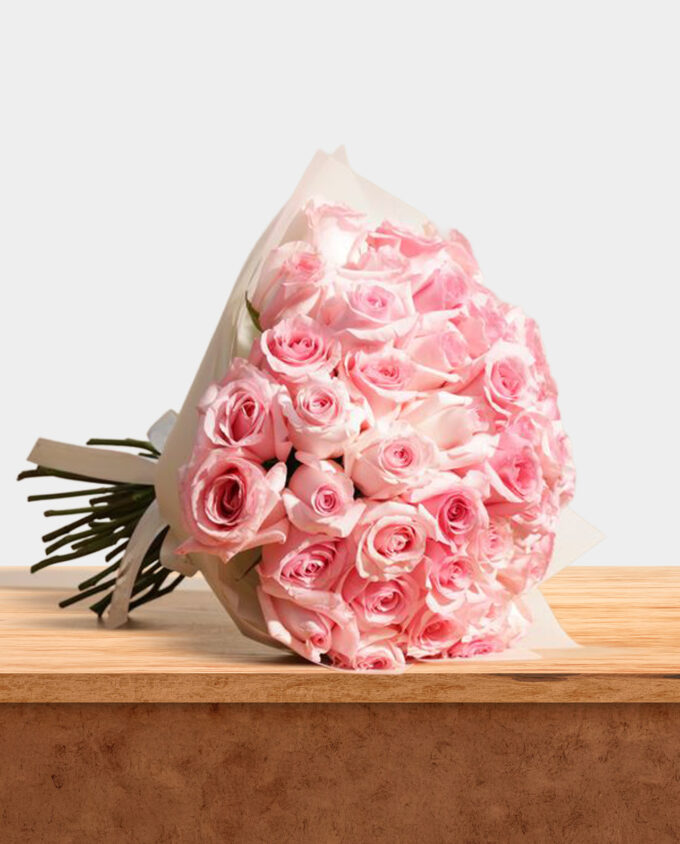 Blush Radiance Rose Bouquet