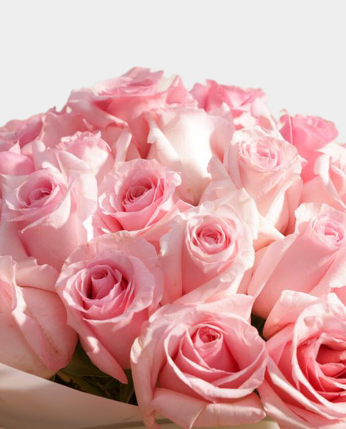 Blush Radiance Rose Bouquet - Image 2