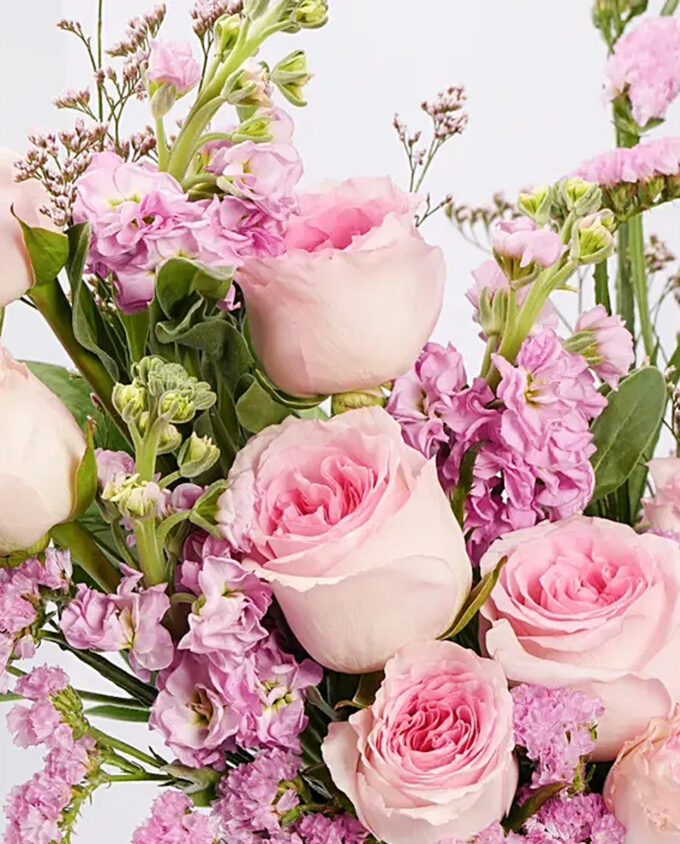 pink whisper floral box