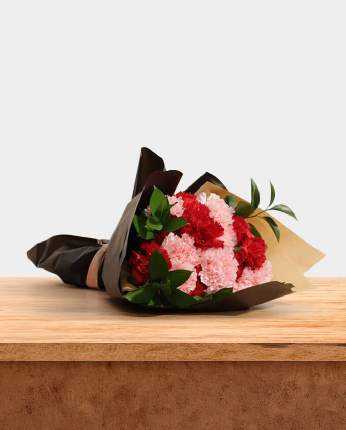 blushing baby rose bouquet