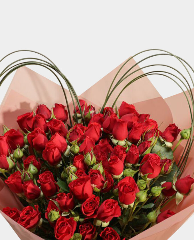 crimson grace bouquet