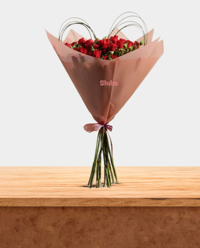 crimson grace bouquet - Image 2