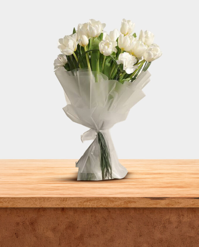 graceful gold earrings & floral charm bouquet - Image 3