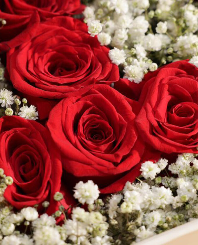 devoted heart rose box - Image 2