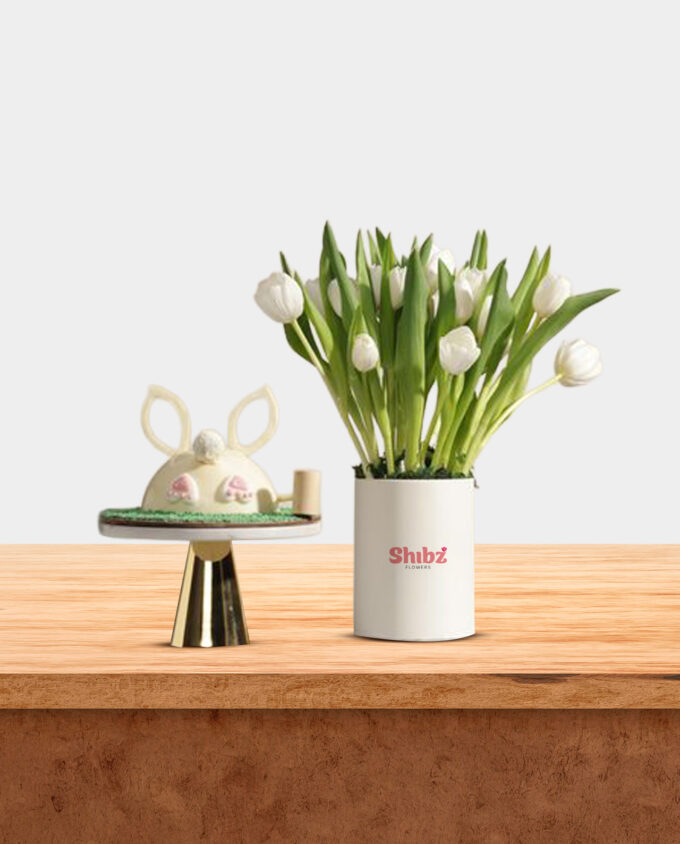 royal white lilyum vase - Image 2