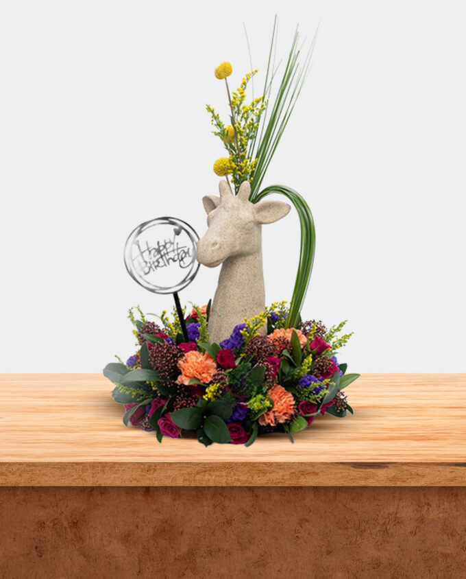 birthday joy rose vase - Image 3