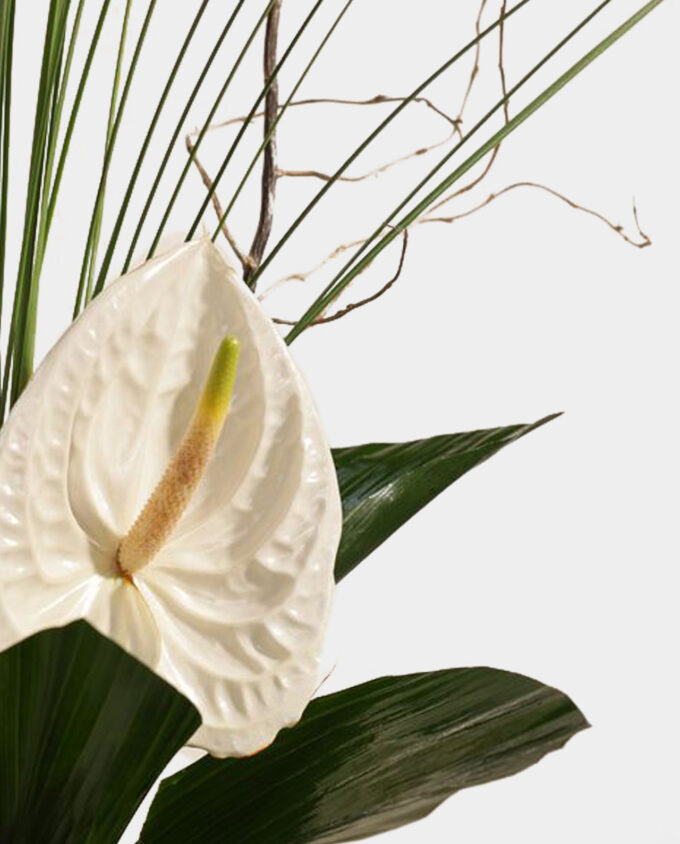 happiness glow floral vase