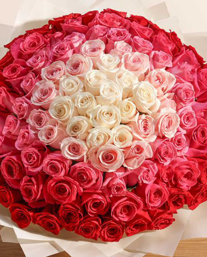 radiant passion bouquet