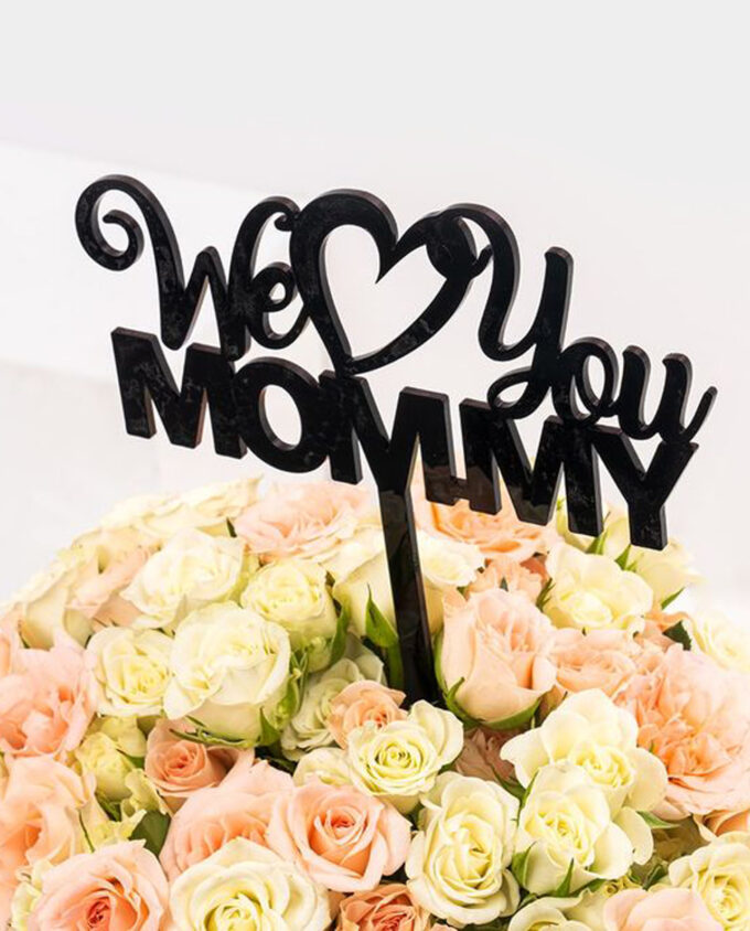 blooming heart floral vase