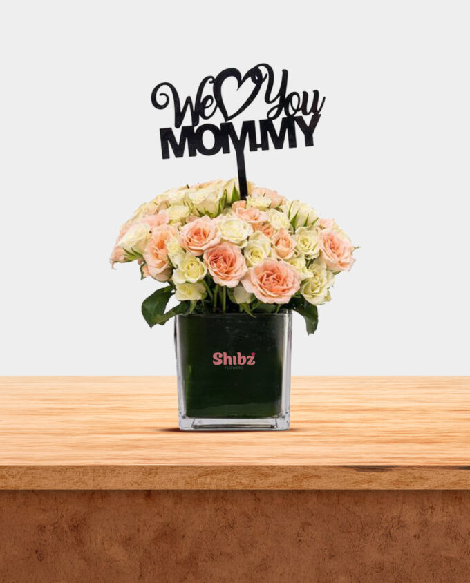 blooming heart floral vase - Image 2