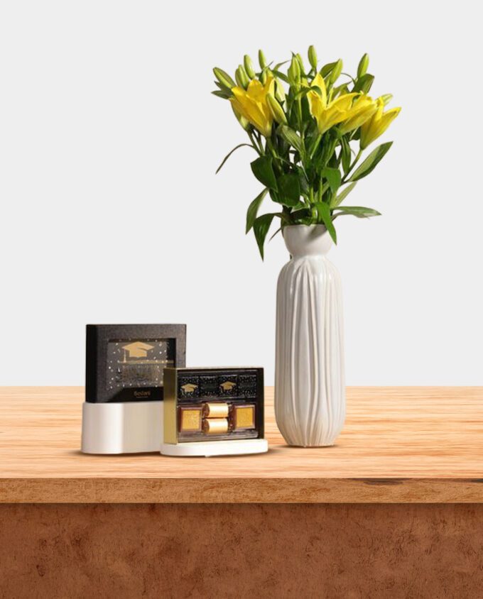 graduation roses & chocolates set - Image 2