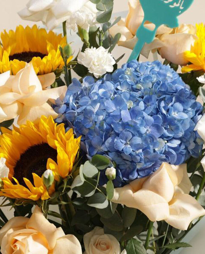 golden blessing baby bouquet