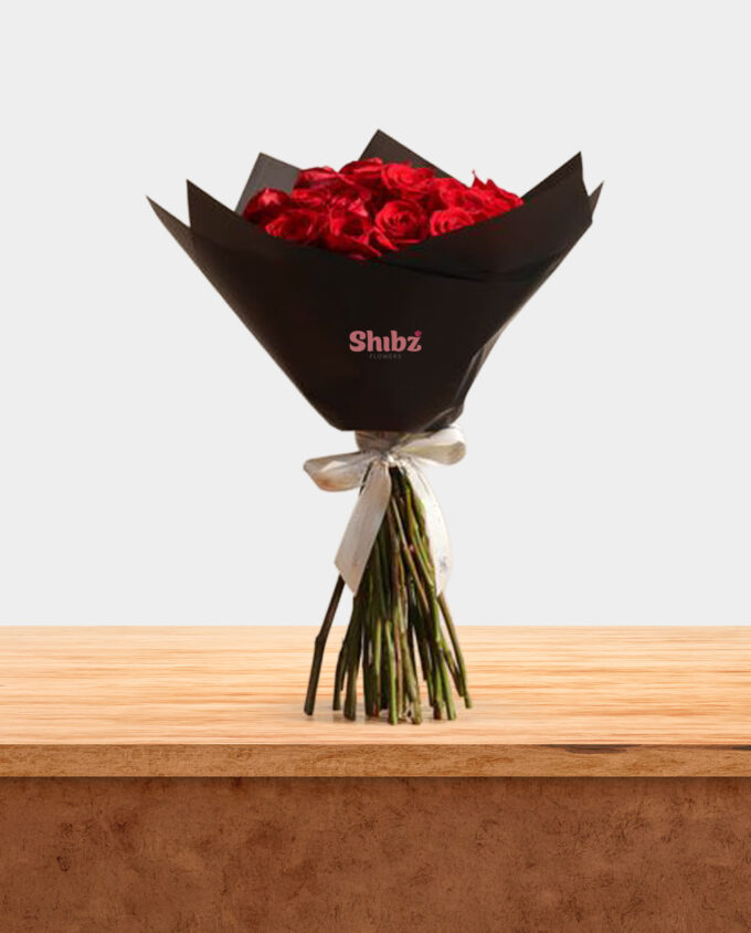 Midnight Rose Romance Bouquet