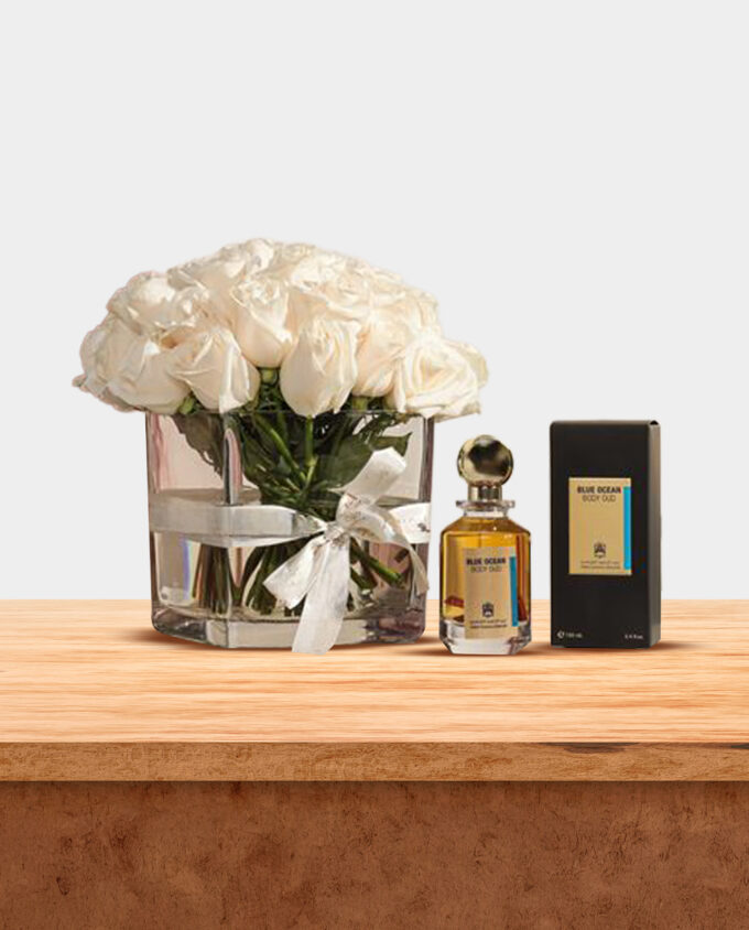 white rose essence bouquet - Image 2