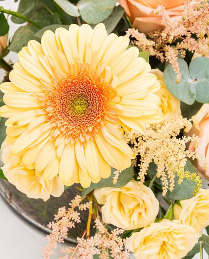 cloud of blossoms vase
