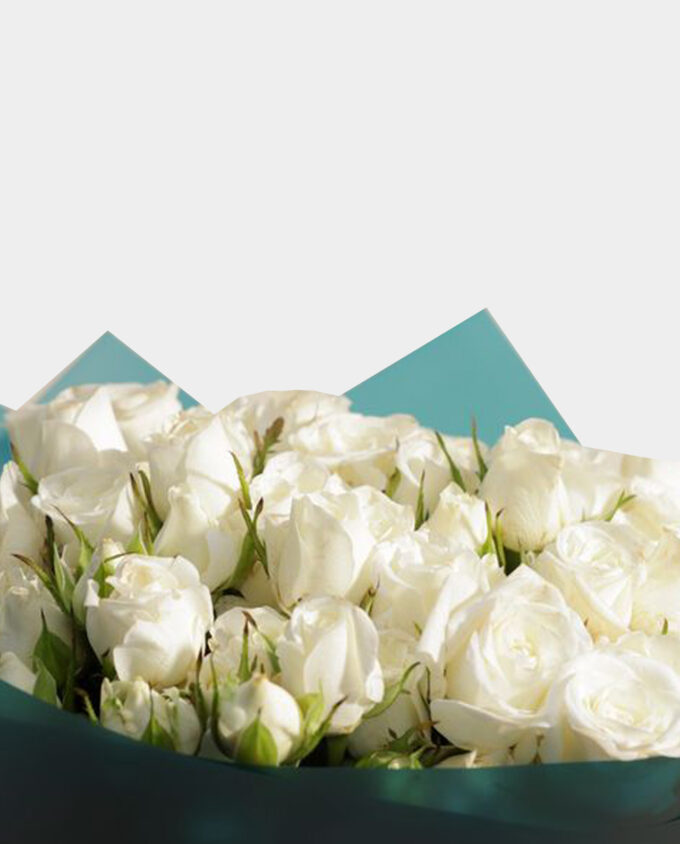 garden glow white rose vase