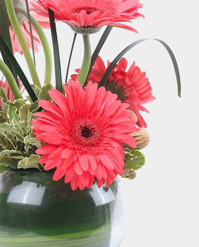 blush serenity floral vase