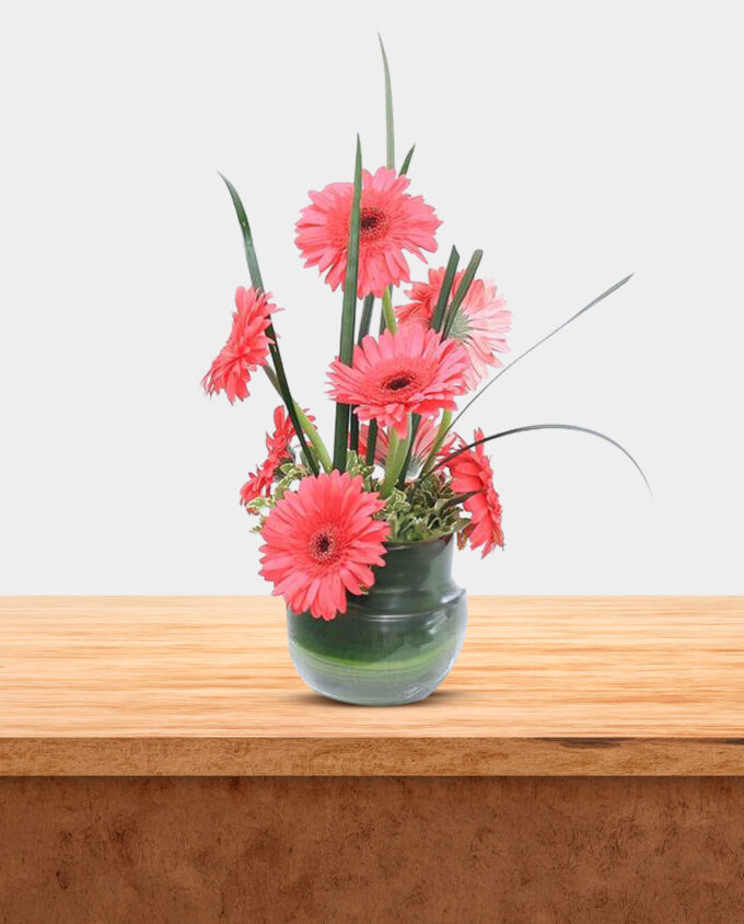 blush serenity floral vase - Image 2