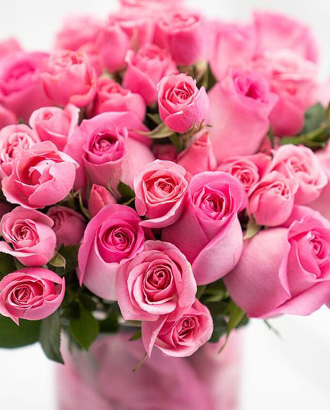 healing blush floral vase - Image 2