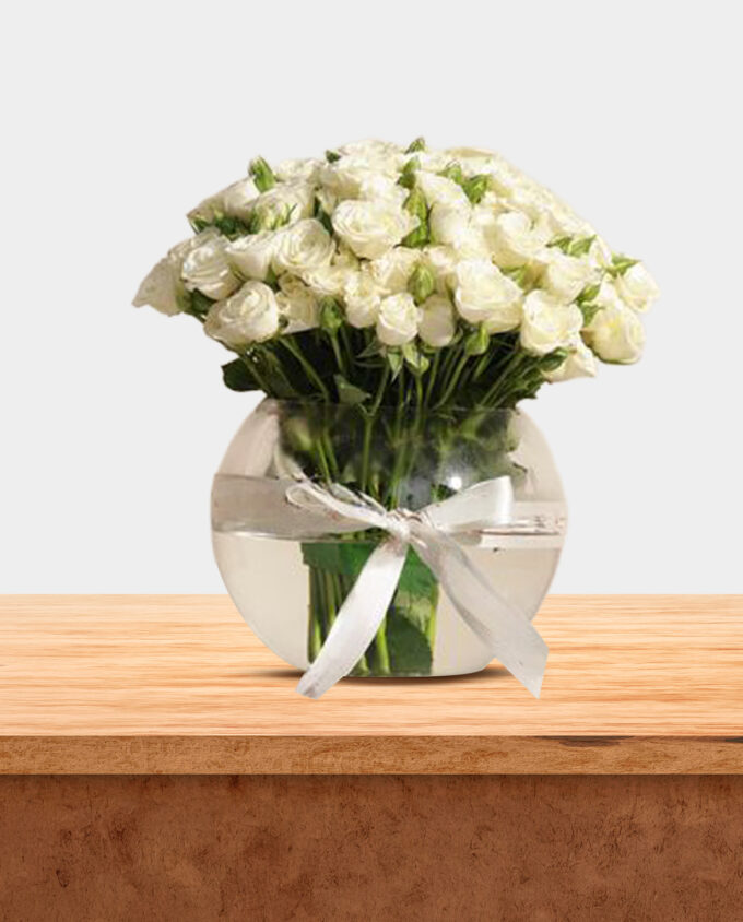 white tulip bloom box - Image 2