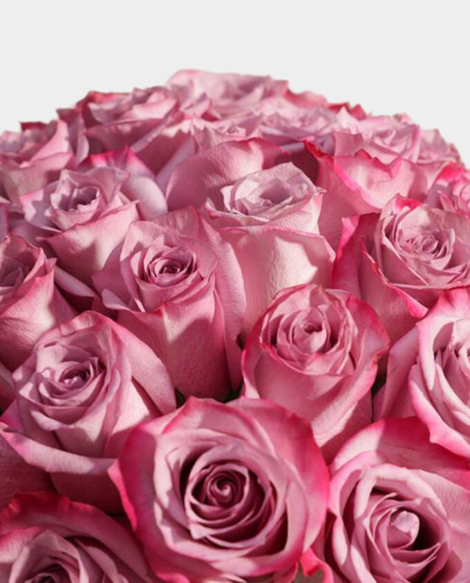 Royal Bloom Purple Rose Vase - Image 2