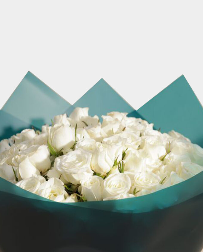 pure white charm bouquet