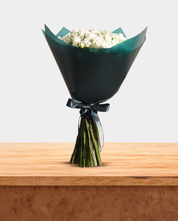 pure white charm bouquet - Image 3