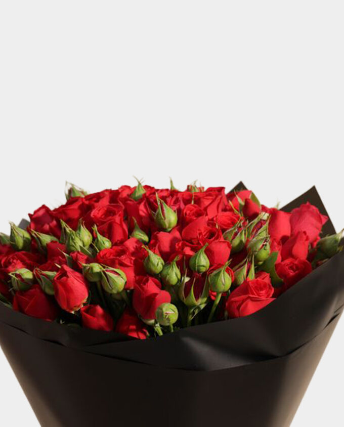 scarlet devotion bouquet
