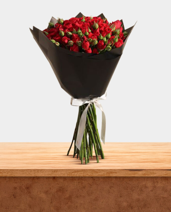 scarlet devotion bouquet - Image 3