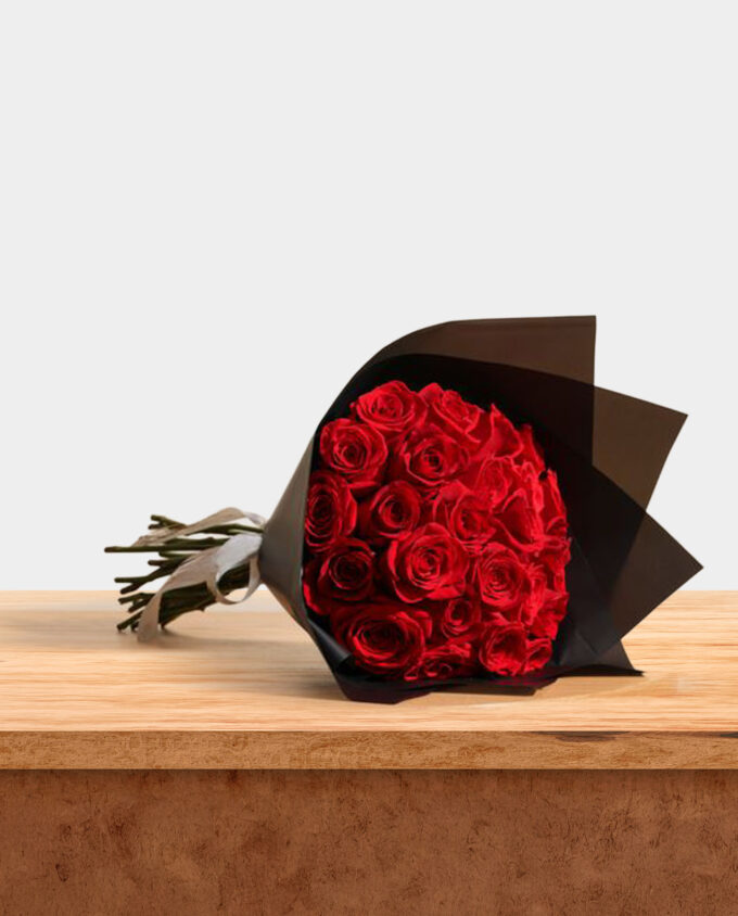 scarlet bloom carnation bouquet - Image 3