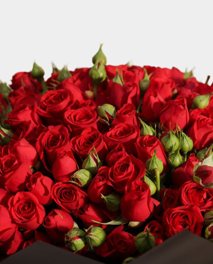 Scarlet Whisper Romance Bouquet - Image 2