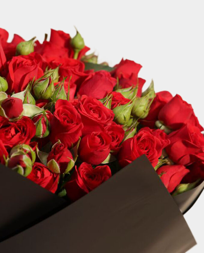 Scarlet Whisper Romance Bouquet - Image 3