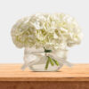 Serene Snowfall Hydrangea Vase