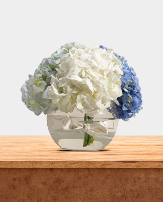 Tranquil Bloom Hydrangea Vase