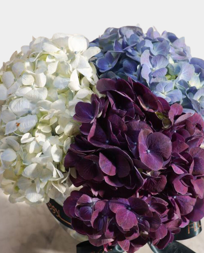 Twilight Bloom Hydrangea Vase - Image 2