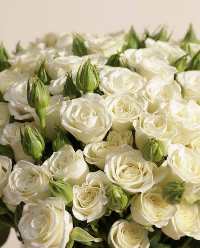 angelic white bloom vase - Image 2