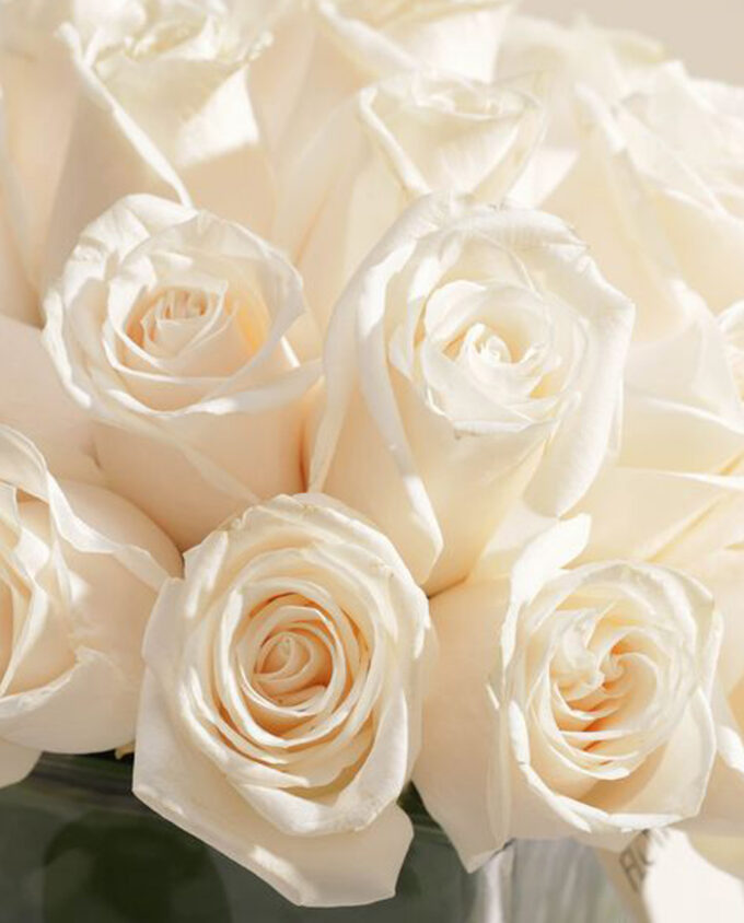 graceful white baby rose bouquet - Image 3