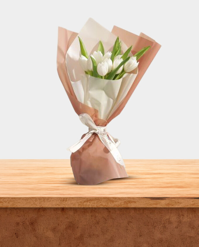 crystal blush baby bouquet - Image 3