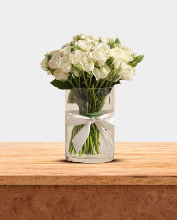 snow kiss baby rose vase - Image 3